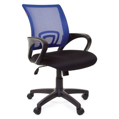 Everprof ЕР 696 (кресло оператора, ткань/сетка, синий, топган, Китай)