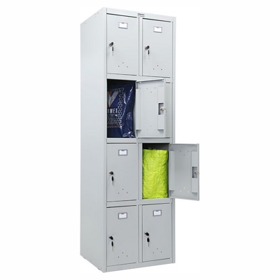 Шкаф металлический для раздевалок ПРАКТИК LS-24 для одежды и сумок