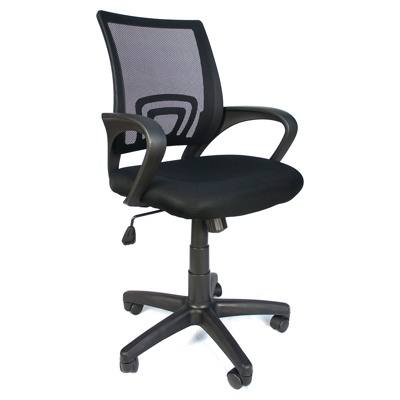 Everprof ЕР 696 (кресло оператора, ткань/сетка, черный, топган, Китай)
