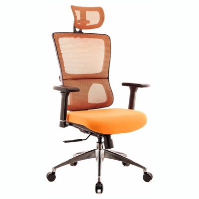 Everprof Everest (эргономичное кресло, сетка/ткань, оранжевый, синхро 1:3, Китай)