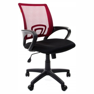 Everprof ЕР 696 (кресло оператора, ткань/сетка, бордовый, топган, Китай)