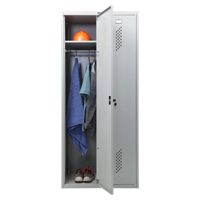 Шкаф металлический для раздевалок ПРАКТИК LS-21-80 для одежды - фото2