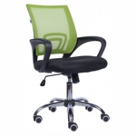 Everprof ЕР 696 chrome (кресло оператора, ткань/сетка, зеленый, топган, Китай) - фото
