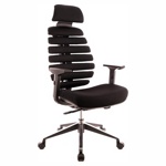 Эргономичное кресло Everprof Ergo Black (ткань, черный, синхро 1:3, Китай) - фото