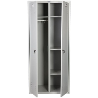 Шкаф металлический для раздевалок ПРАКТИК LS-21-80U для одежды - фото2