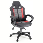 Игровое кресло Everprof Forsage (экокожа, черно/красно/серый, топган мульти, Китай) - фото
