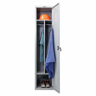 Шкаф металлический для раздевалок ПРАКТИК LS-11-40D для одежды - фото2