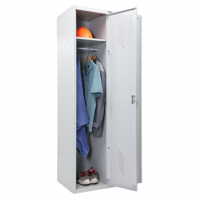 Шкаф металлический для раздевалок ПРАКТИК LS-21-80 для одежды - фото5