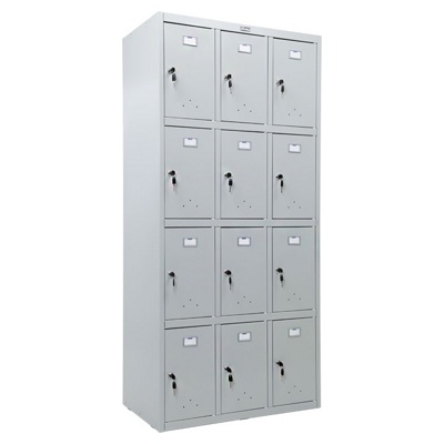 Шкаф металлический для сумок Практик LS-34 - фото